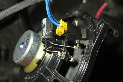 Stecker-blau-minus-blauschwarz-plus