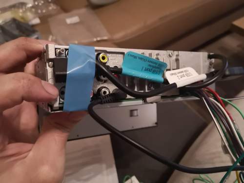 Sonyradio hinten