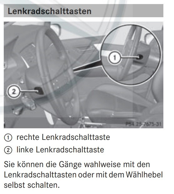 Klebende Gummifelder am Multifunktionslenkrad