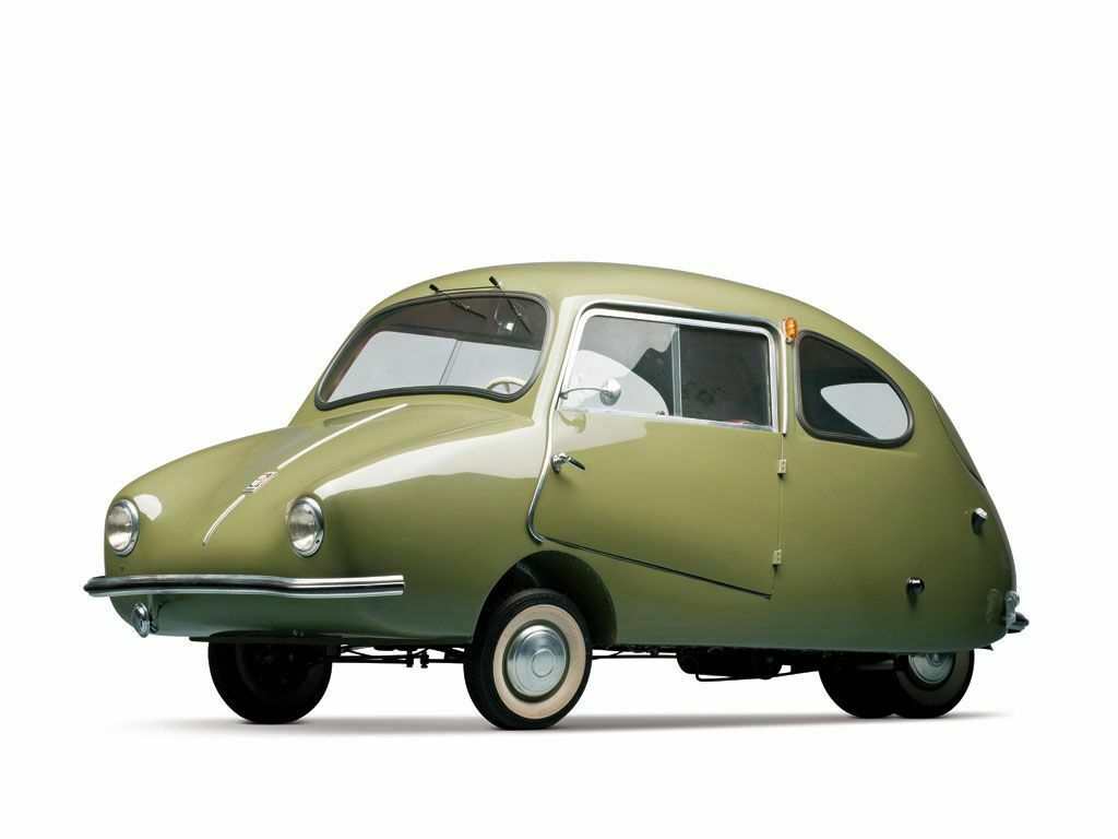 Das Fuldamobil S-6 erinnert an ein rollendes Insekt.