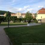 Der großzügige und weitläufige Kurpark in Bad Brückenau