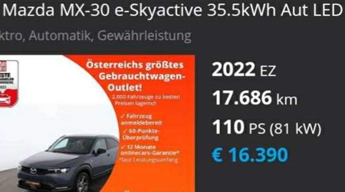 Beispiel MX30