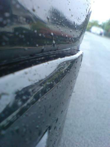 Abstand Stoßstange Fahrerseite
