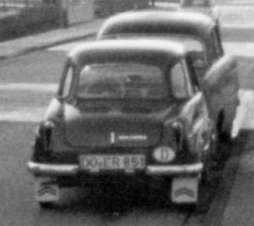 Kleinwagen Heckansicht nach 1956