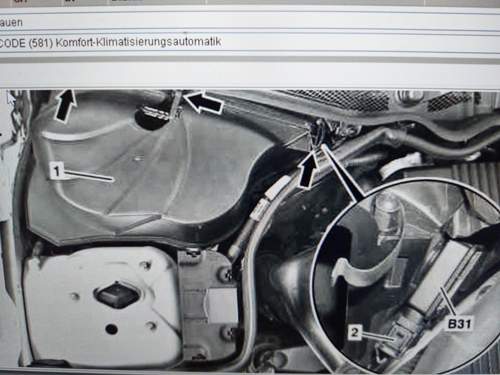 W204 Sensor Verbauort