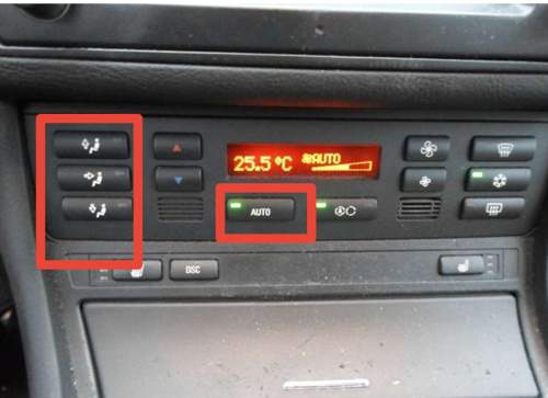 Klimabedienteil