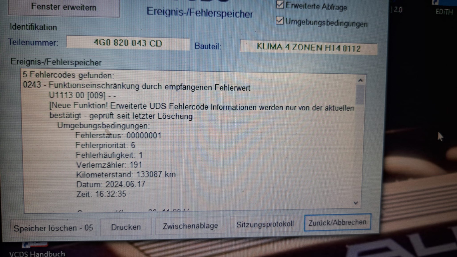 Klima ohne Funktion