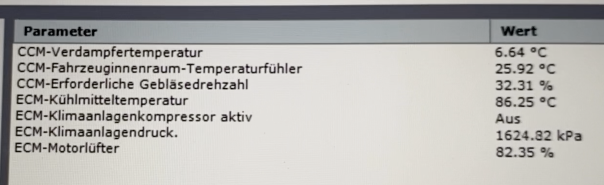 Klimaanlage läuft nicht mehr nach Neubefüllung