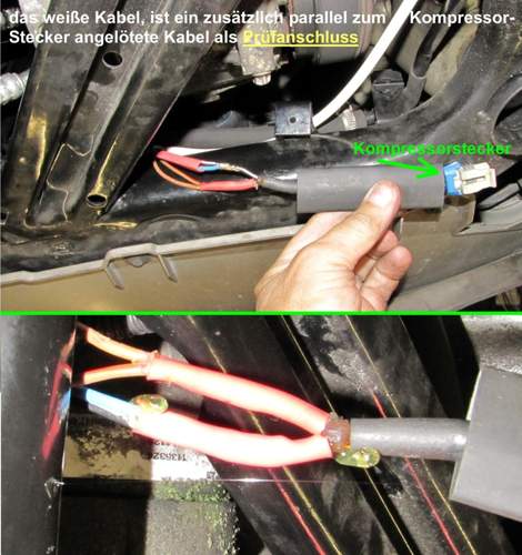 Änderung Stecker Klimakompressor