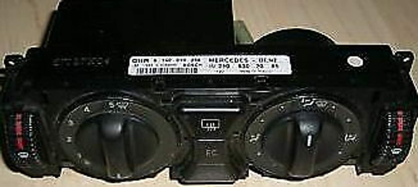 MERCEDES-BENZ E-KLASSE W210 Heizungsbetätigung Klimabedienteil