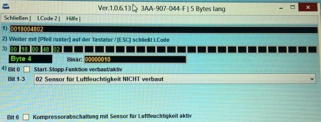 Klimabedienteil Generation 3 Im Passat B6