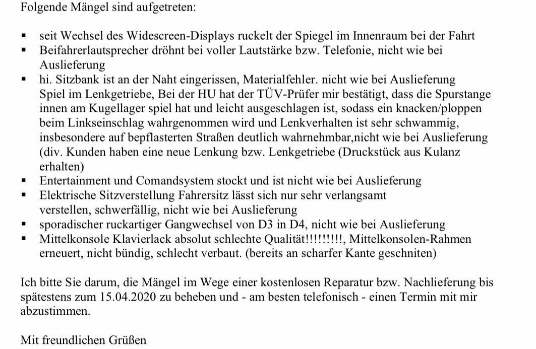 Knacken an der Lenkung bei Linkseinschlag