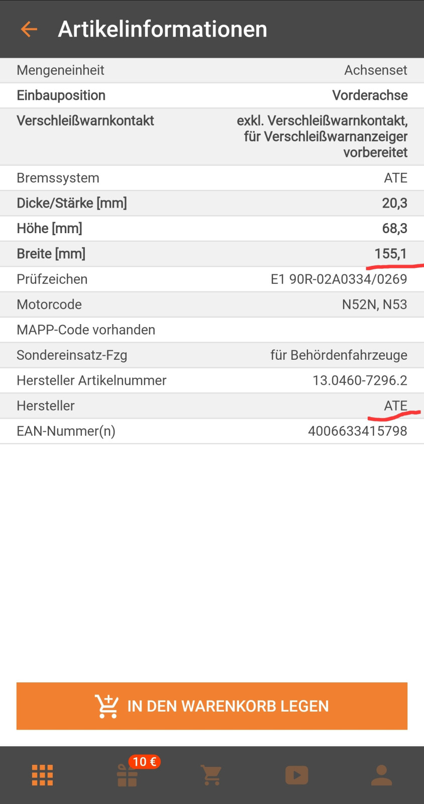 Knacken beim Bremsen