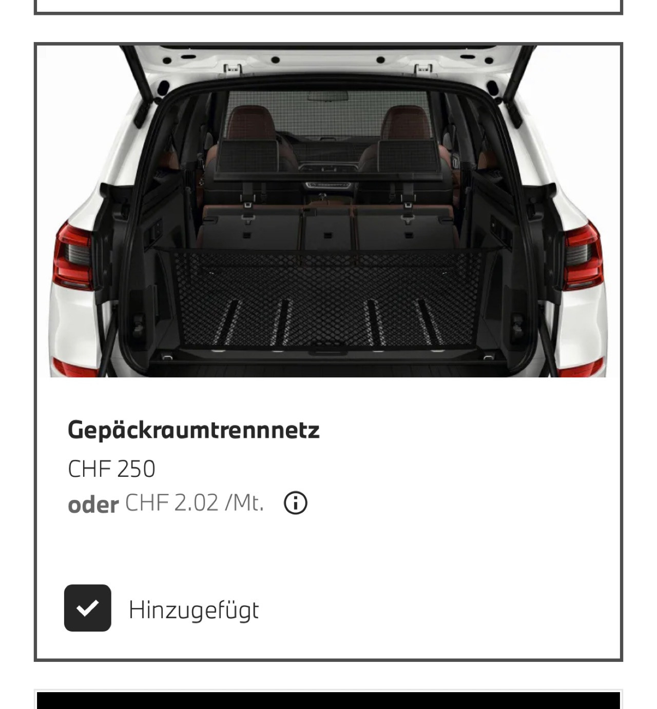 Kofferraum 5sitzig