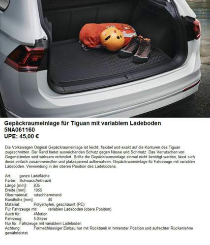 Gepaeckraumeinlage-5na061160