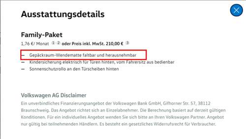 Umfang Family-Paket