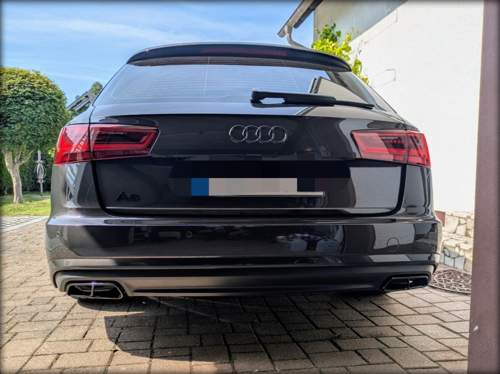 Heck ohne S-Line aber mit Schwarz ;)