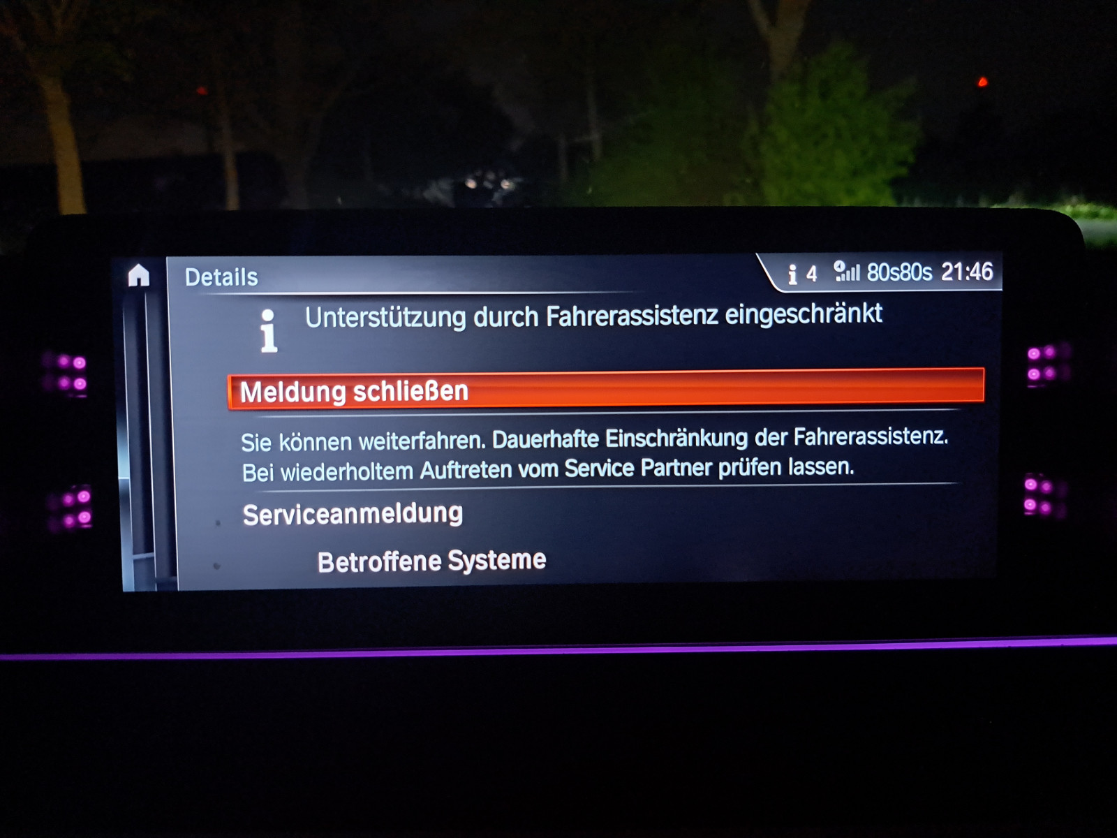 Kombiinstrument spielt verrückt