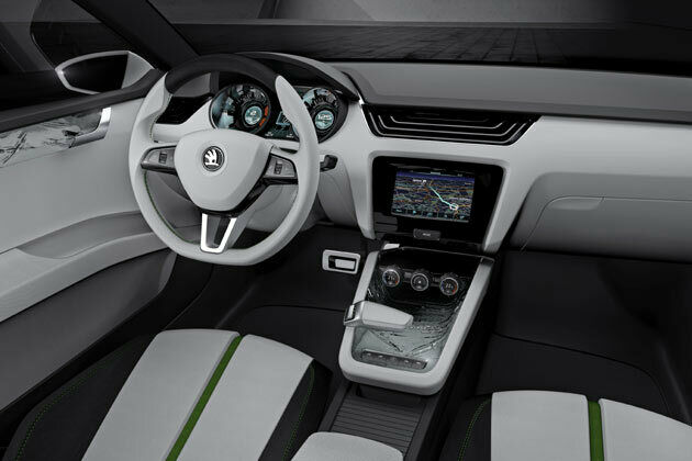 Futuristisches Cockpit im VisionD