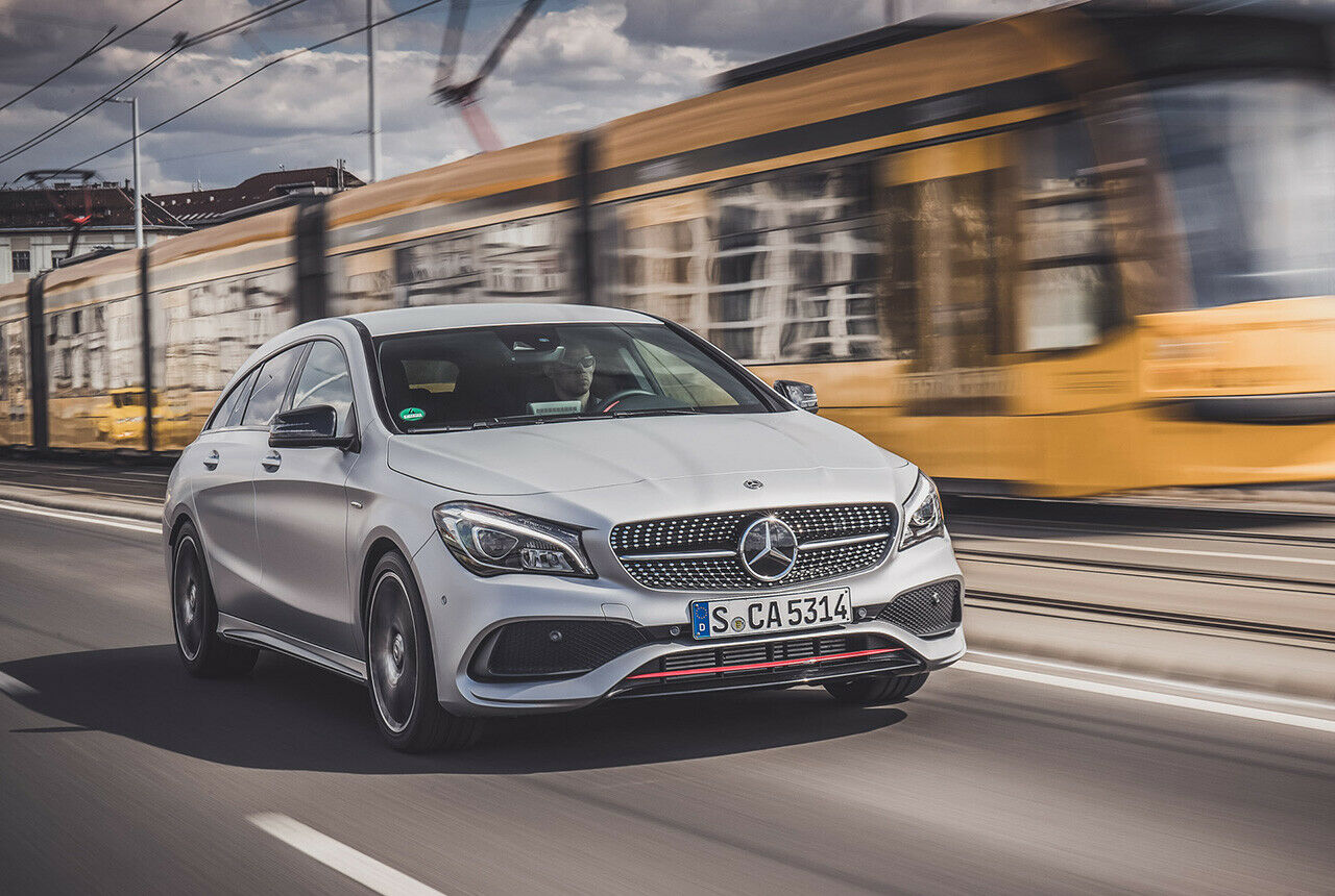 Der Mercedes CLA Shooting Brake schert sich wenig darum, was andere denken. Vor allem bei der Sportversion ist der Auftritt extrovertiert