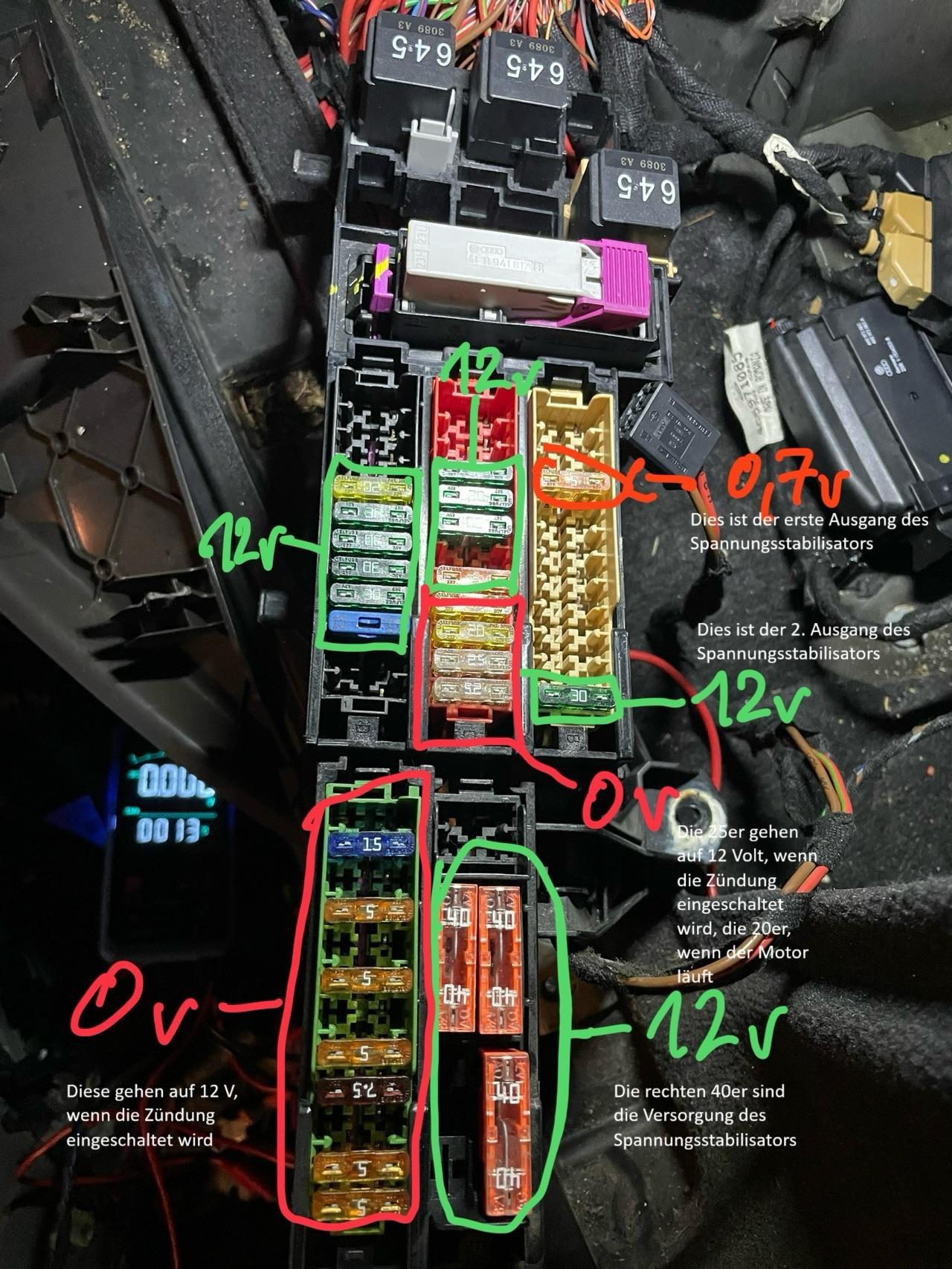 Komplettausfall von Tacho, MMI, PDC & Navi - Kombiinstrument?
