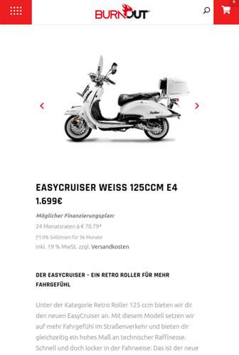 Easy Cruiser 125