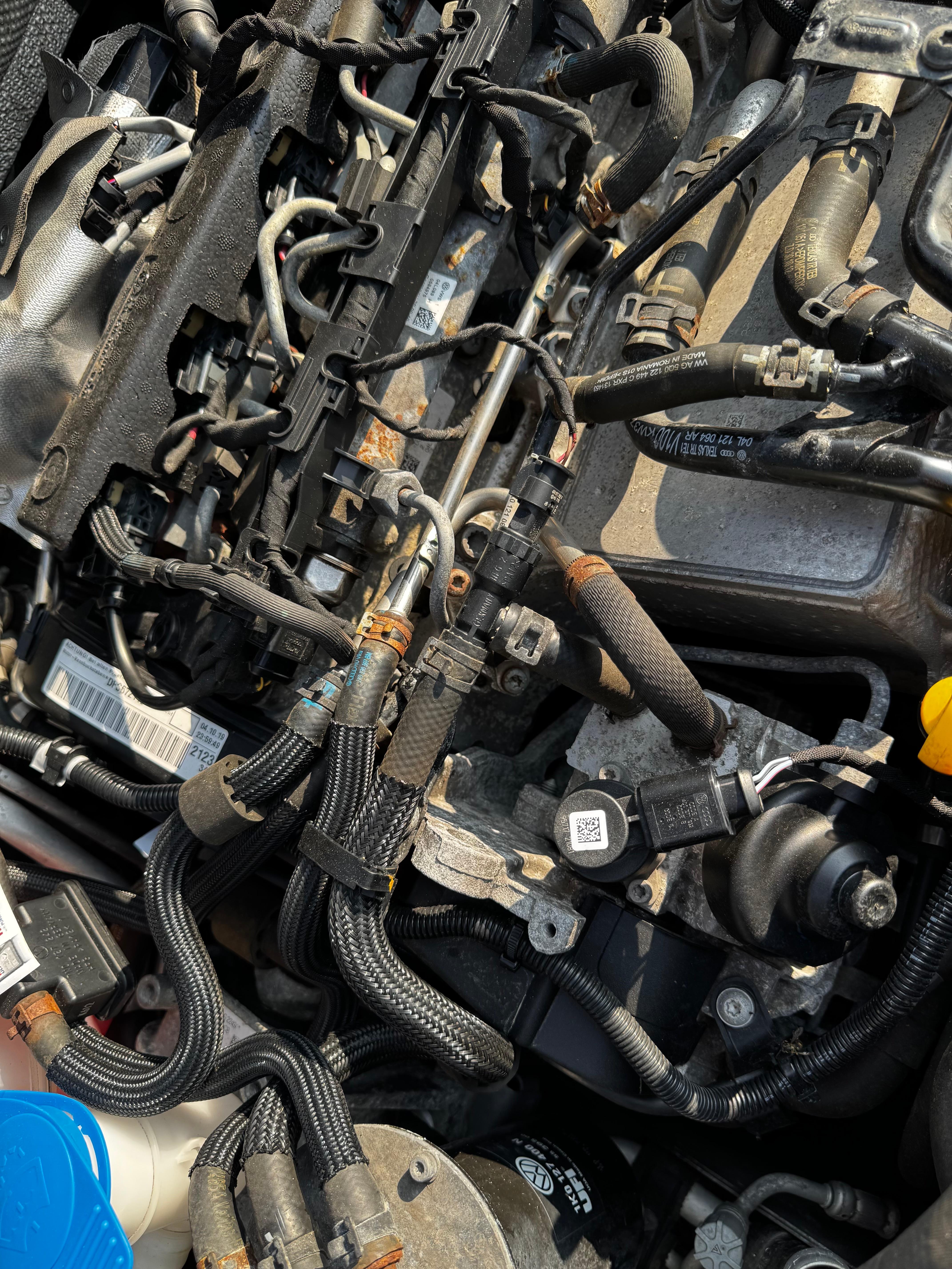 Korrosion Caddy Motorraum (Kaufoption)