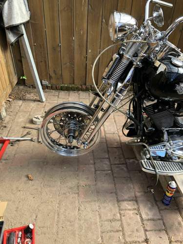 Fatboy-Umbau -Bobber