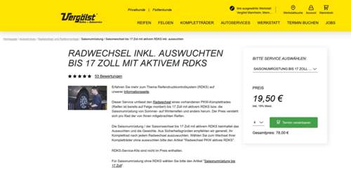 Vergoelst, Wuchten