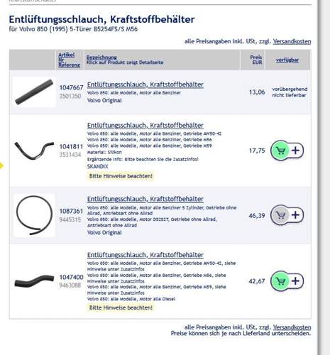 Schläuche