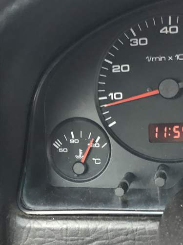 Temperaturanzeige