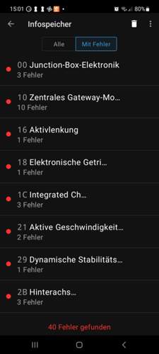 Fehlermeldung