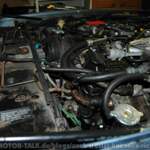 Originalrohr im Motorraum