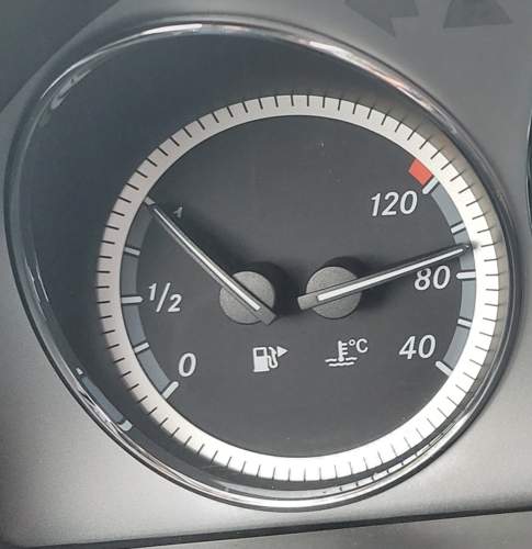 Analoge Temperaturanzeige