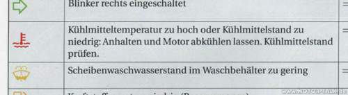 Kuehlmittelstandsanzeige