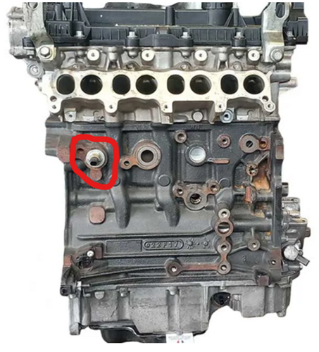 Position Kühlmitteltemperatursensor