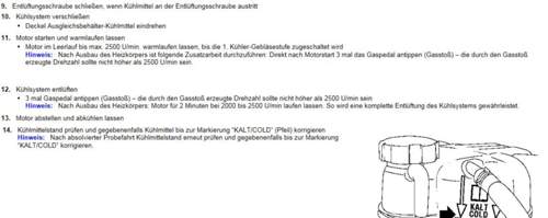 Kuehlsystem-entlueften