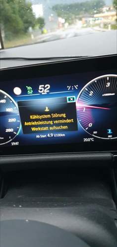 MB W247 Kühlsystem Störung