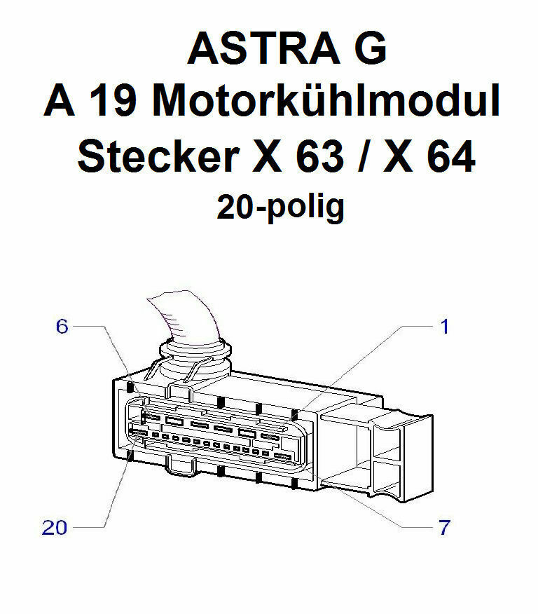 Kühlventilatoren springen nicht an / Astra G Caravan ohne Klima / Bj. 1998 / X17DTL Motor (1.7TD)