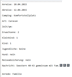 Kopie-nachricht