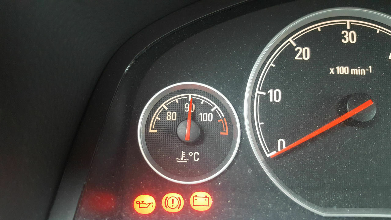 Kühlwasser über 85 Grad