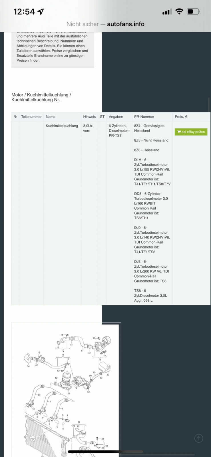 Kühlwasserverlust 2.0 und 3.0TDI