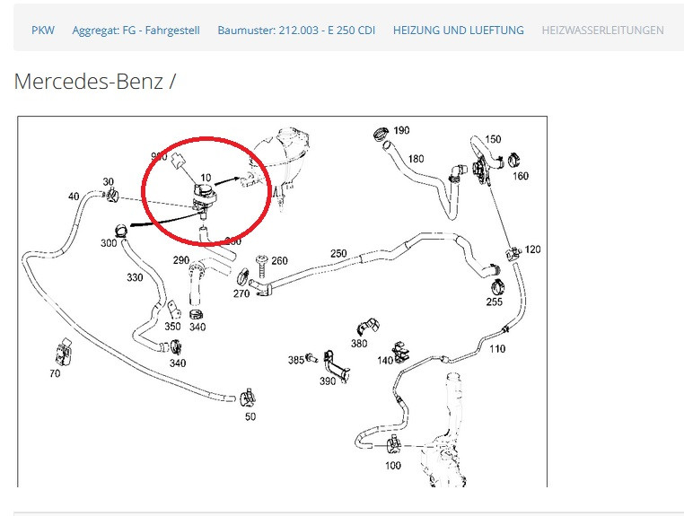 Külmittelkreislauf entlüften OM651