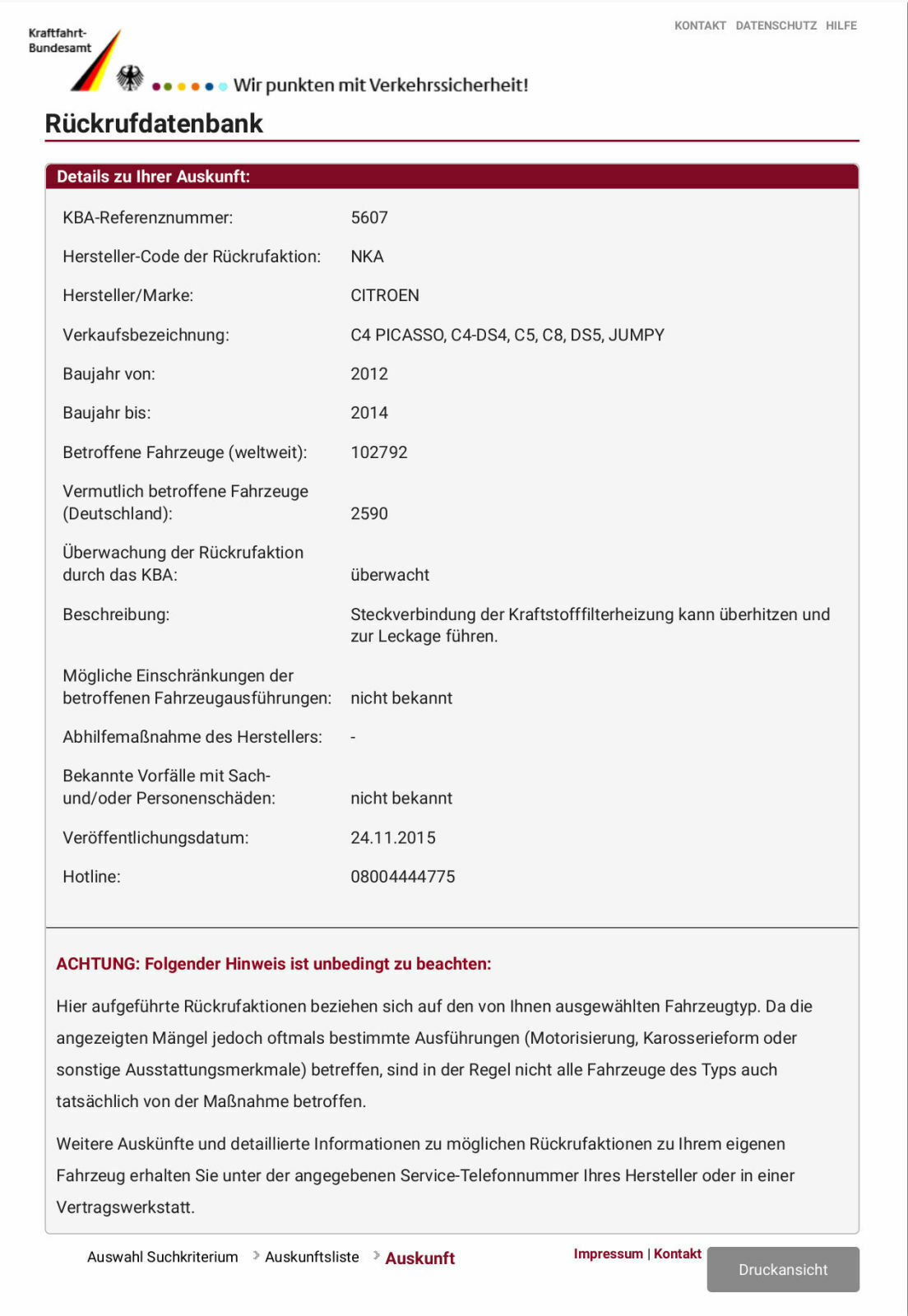 KUGA 2014 MK2 Motor geht aus, Störung Bitte Service!