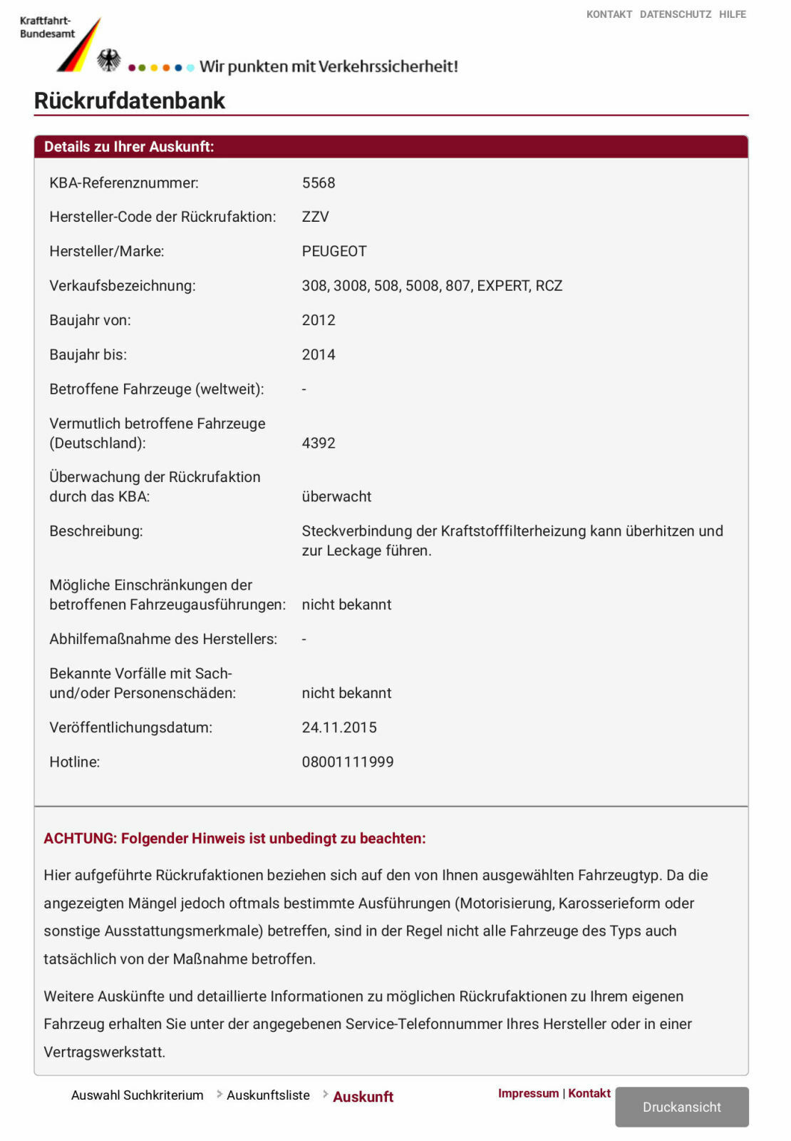 KUGA 2014 MK2 Motor geht aus, Störung Bitte Service!