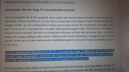 St-line-fahrwerk