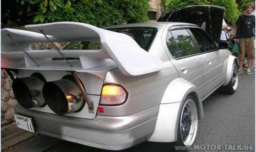 Extreme-auspuff