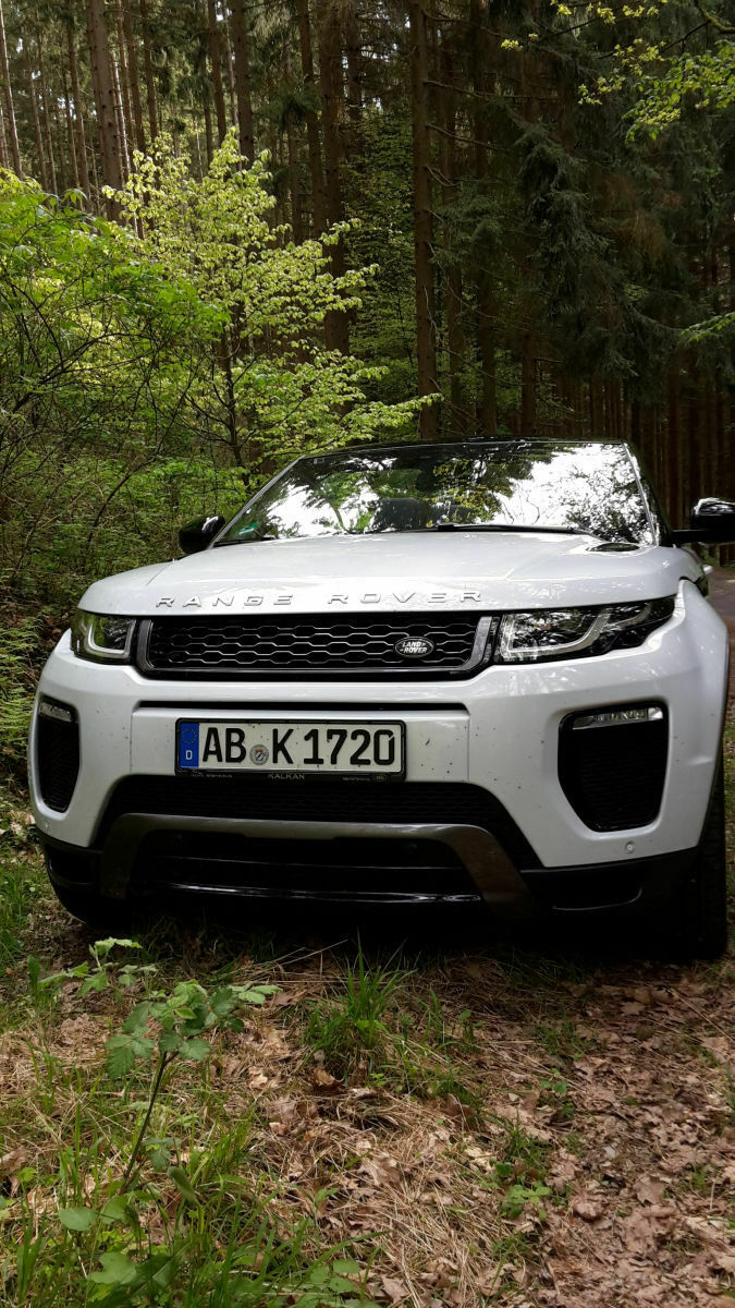 Kurzer Fahreindruck Range Rover Evoque Cabrio SD4 2017