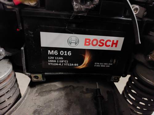 Die aktuelle batterie