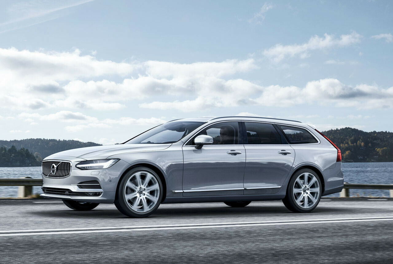 Breit, lang und elegant wirkt der Volvo V90